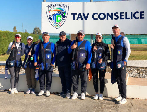 Gli Azzurri del Trap a Conselice in raduno pre-Mondiale
