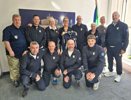 Gli Azzurri della Fossa Universale ricevuti al Consolato di Melbourne