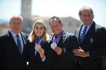 Pera, J. Rossi, Fabbrizi e il Presidente Rossi