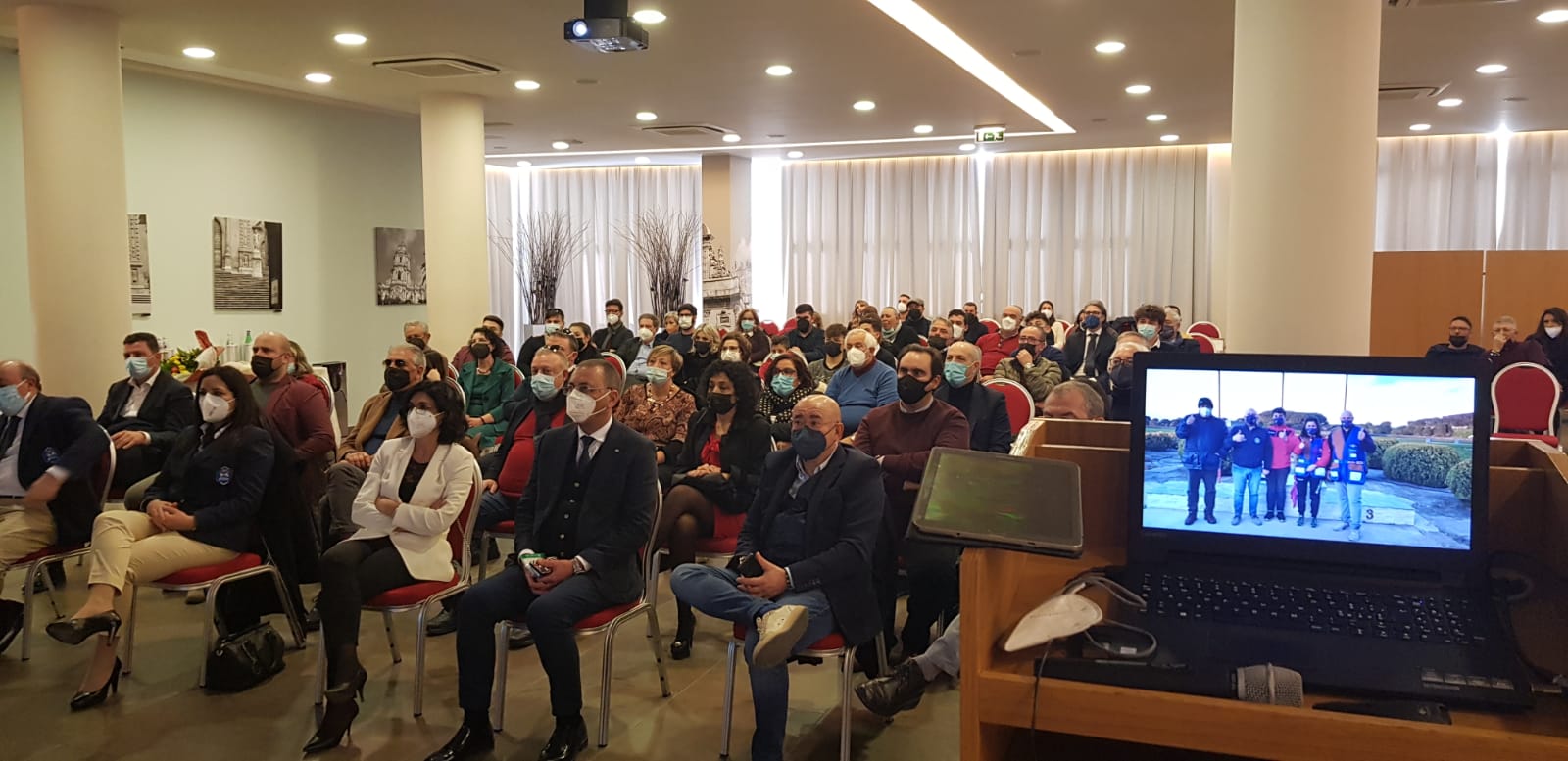 Un momento della cerimonia di premiazione degli atleti del sodalizio di Modica