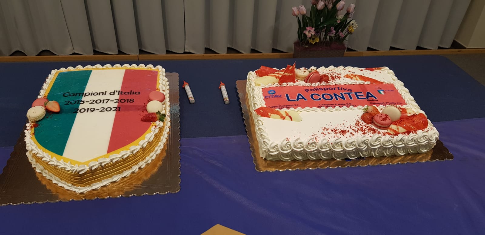 Le creazioni di pasticceria che hanno celebrato le vittorie del club del Presidente Avolese