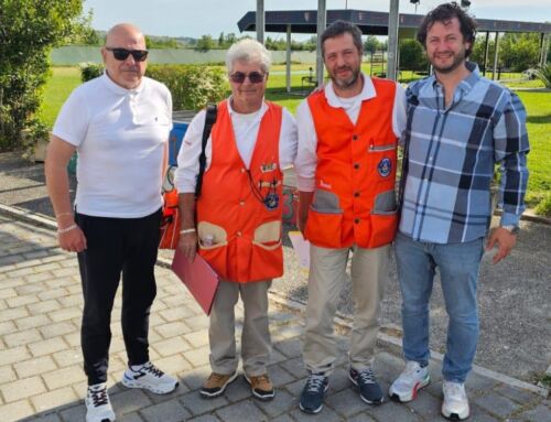 Una famiglia in pedana
