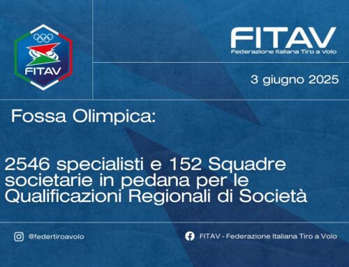 2546 specialisti in pedana per le Qualificazioni Regionali di Società