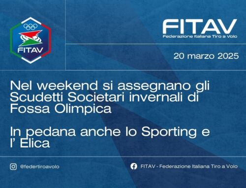 Nel weekend si assegnano gli Scudetti Societari invernali di Fossa Olimpica