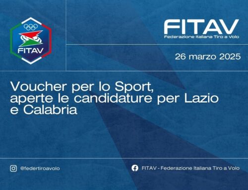 Voucher per lo Sport, aperte le candidature per Lazio e Calabria