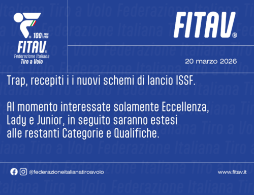 Trap, nuovi schemi di lancio ISSF