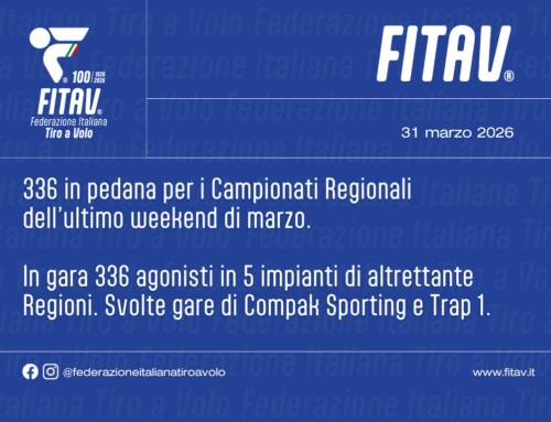 336 agonisti ai Campionati Regionali dell’ultimo fine settimana di Marzo