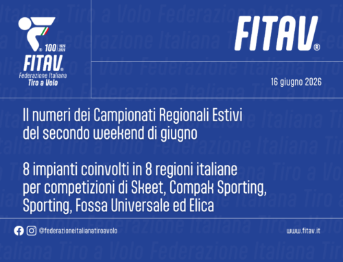 Campionati Regionali Estivi i dati del secondo weekend di giugno