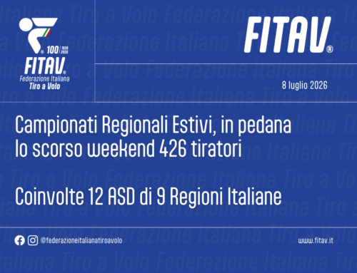 Campionati Regionali Estivi: 426 tiratori in pedana nel primo fine settimana di luglio
