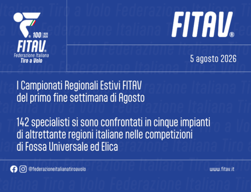 Campionati Regionali Estivi, 142 tiratori in pedana nel primo fine settimana di agosto