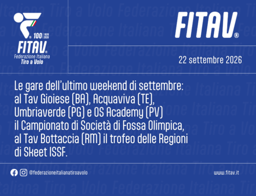 Le gare del quarto weekend di settembre