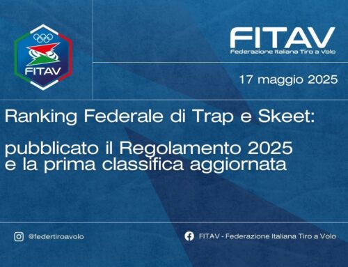 Ranking Federale di Trap e Skeet. Il regolamento 2025 e la prima classifica aggiornata