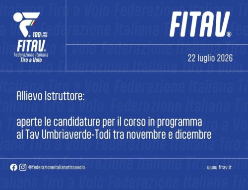 Corso per Allievo Istruttore, aperte le iscrizioni
