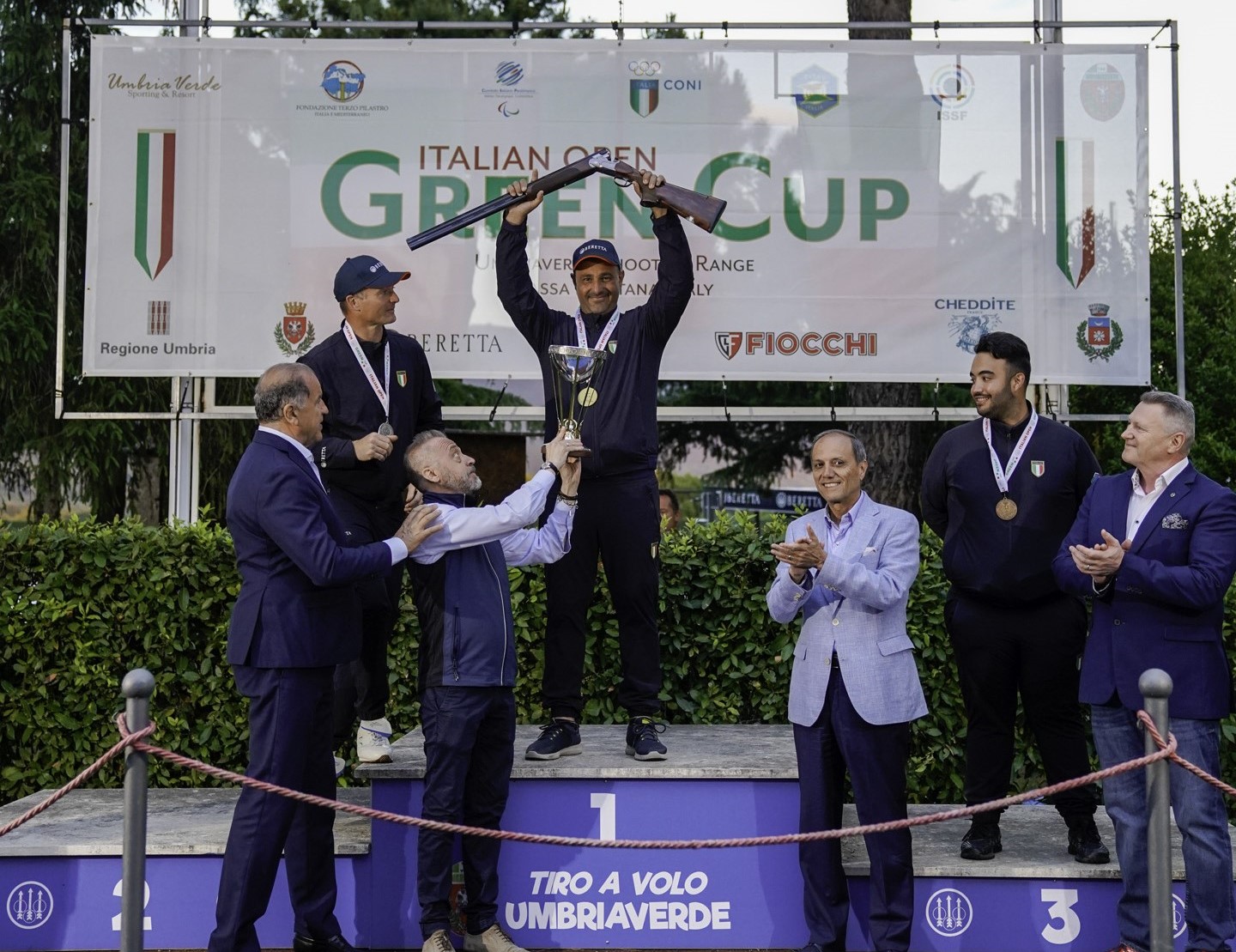 A Umbriaverde l’Italia domina il Trap con 14 ori, 12 argenti e 6 bronzi