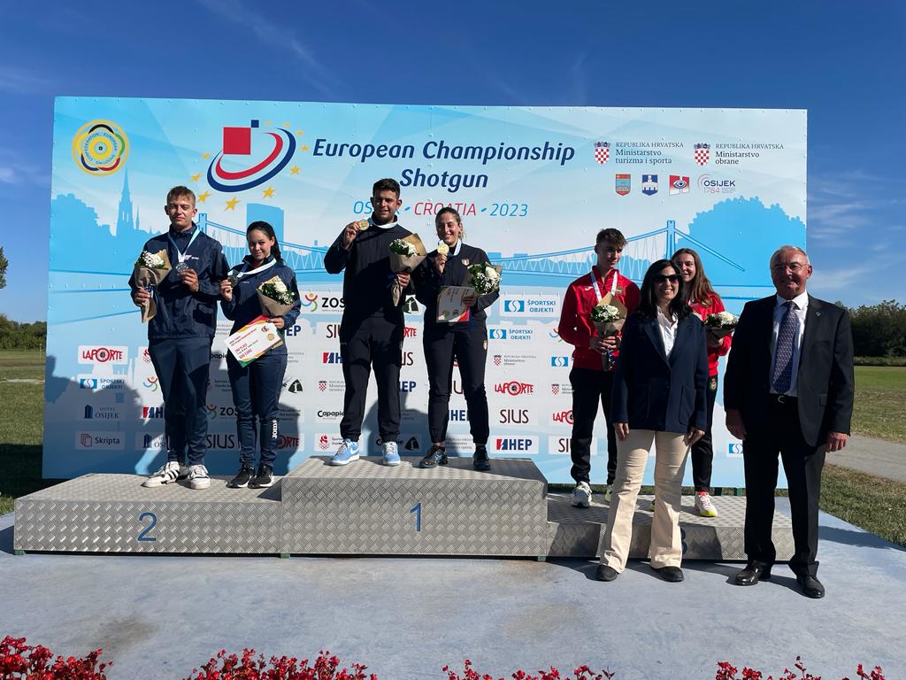 Lenticchia-Curti Campioni Europei Junior nel Misto di Trap