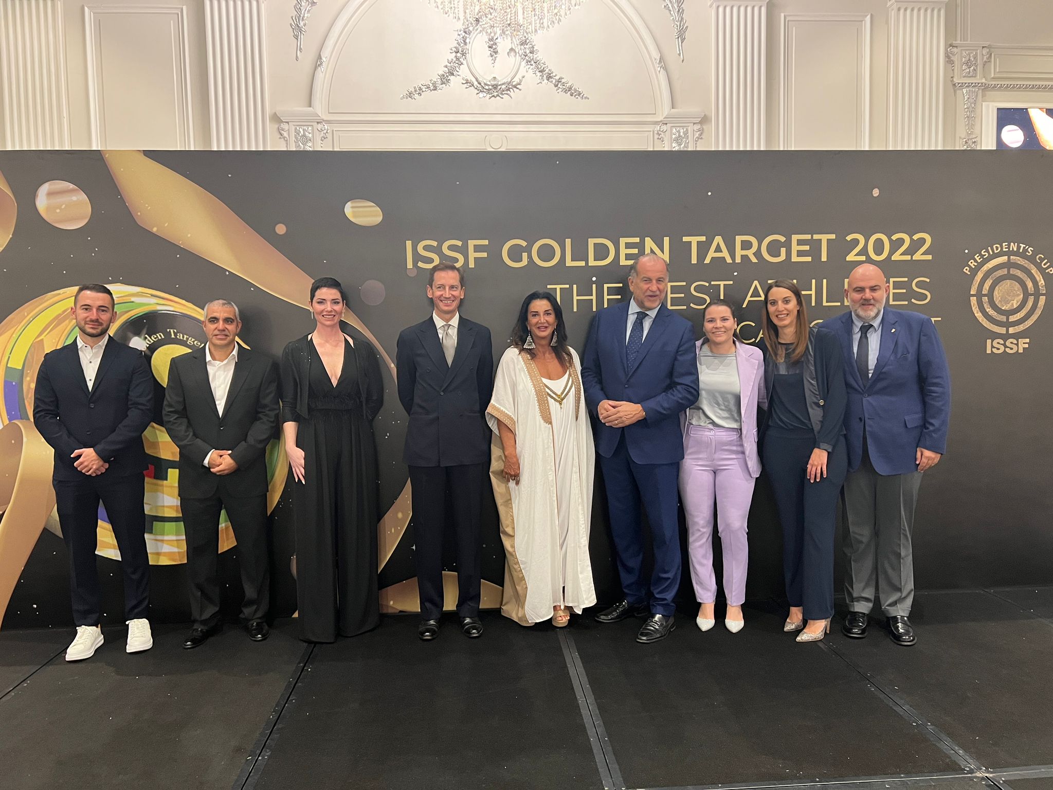 Cairo, il presidente Rossi consegna agli atleti il Golden Target