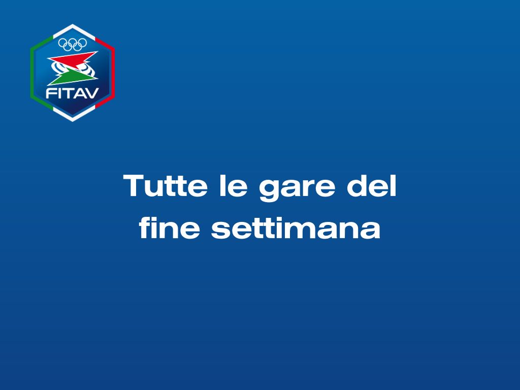 Tutte le gare del fine settimana