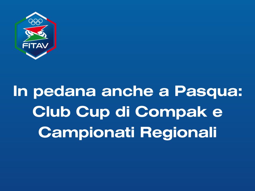 Club Cup e Regionali, in pedana anche a Pasqua