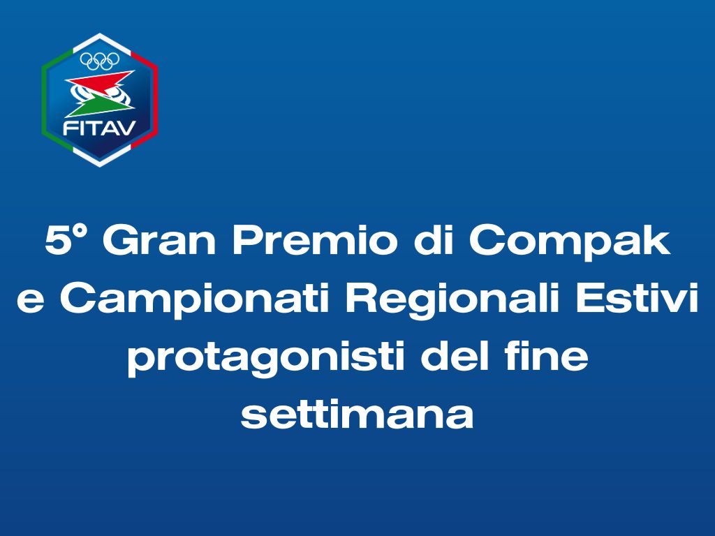 Compak, nel fine settimana il 5° Gran Premio della Stagione