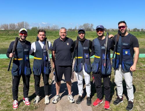 Azzurri di Skeet di nuovo al Tav Roma con il CT Pescosolido