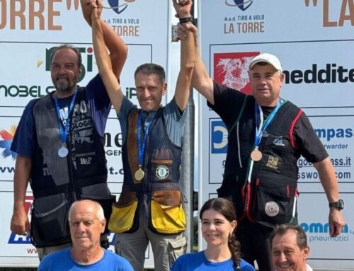Pontecorvi e Morello d’oro all’Italiano Veterani e Master di Fossa Olimpica